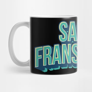 San Fransisco Typography Design Mug